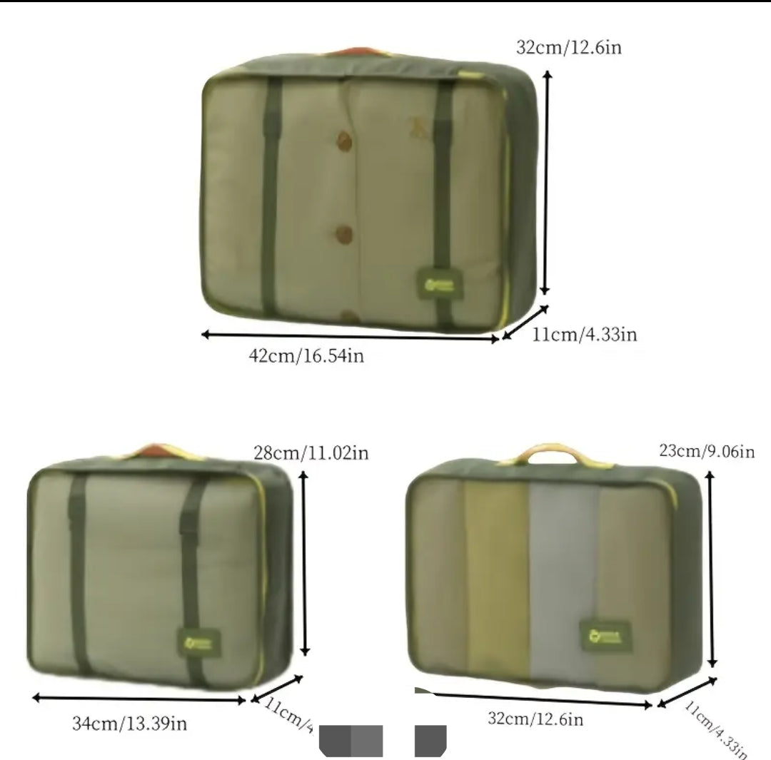 7 piece high quality travel organiser