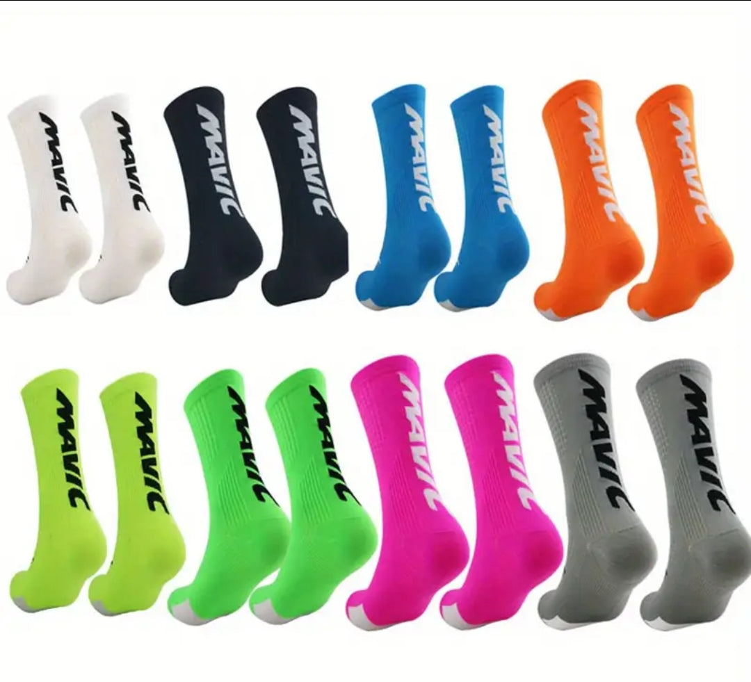 Mavic cycling socks green - all year round cycling socks