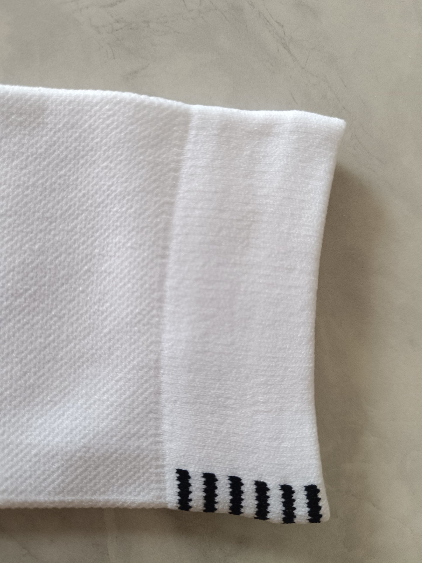 White half calf aero cycling socks