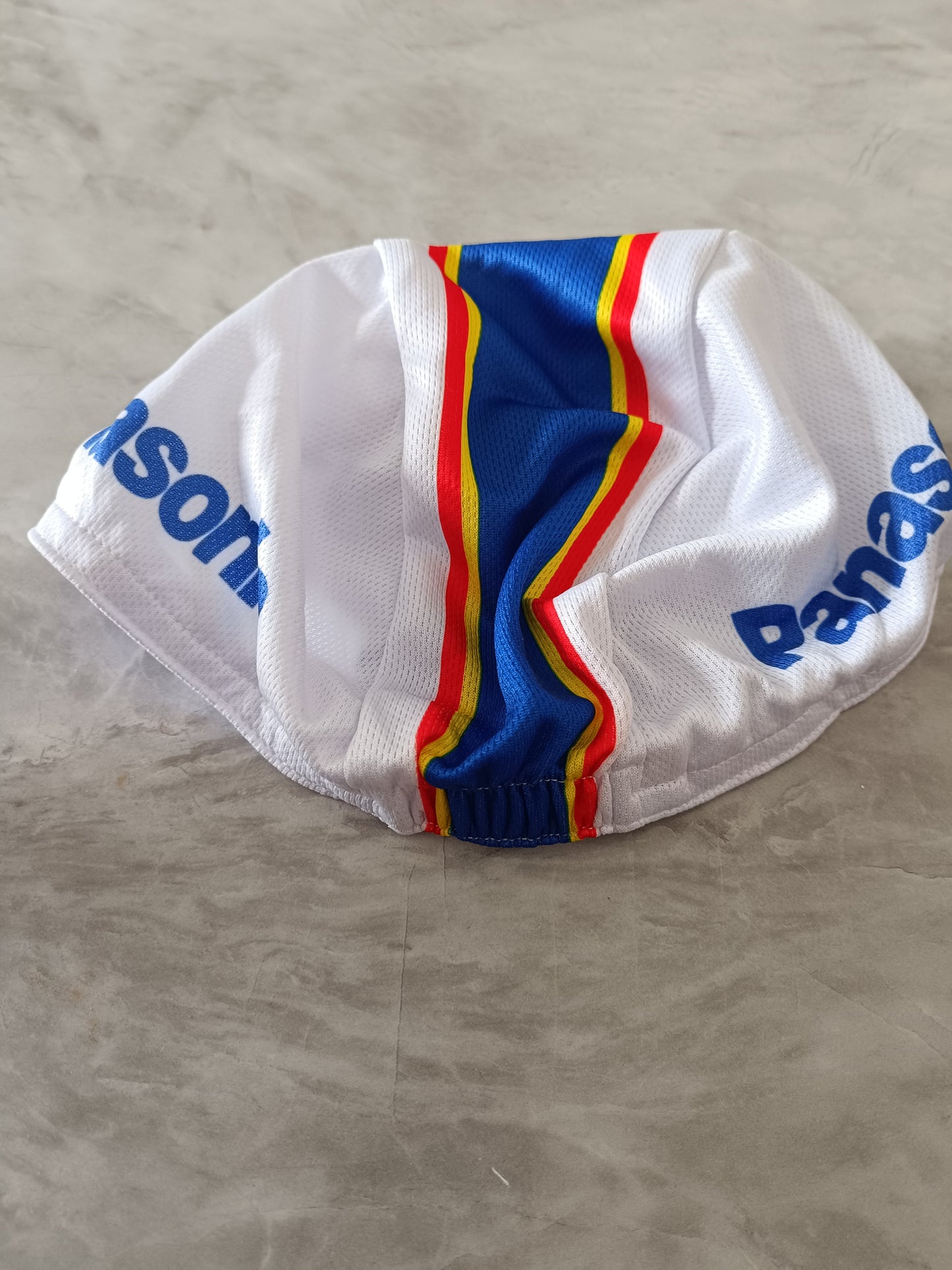 Panasonic retro cycling cap