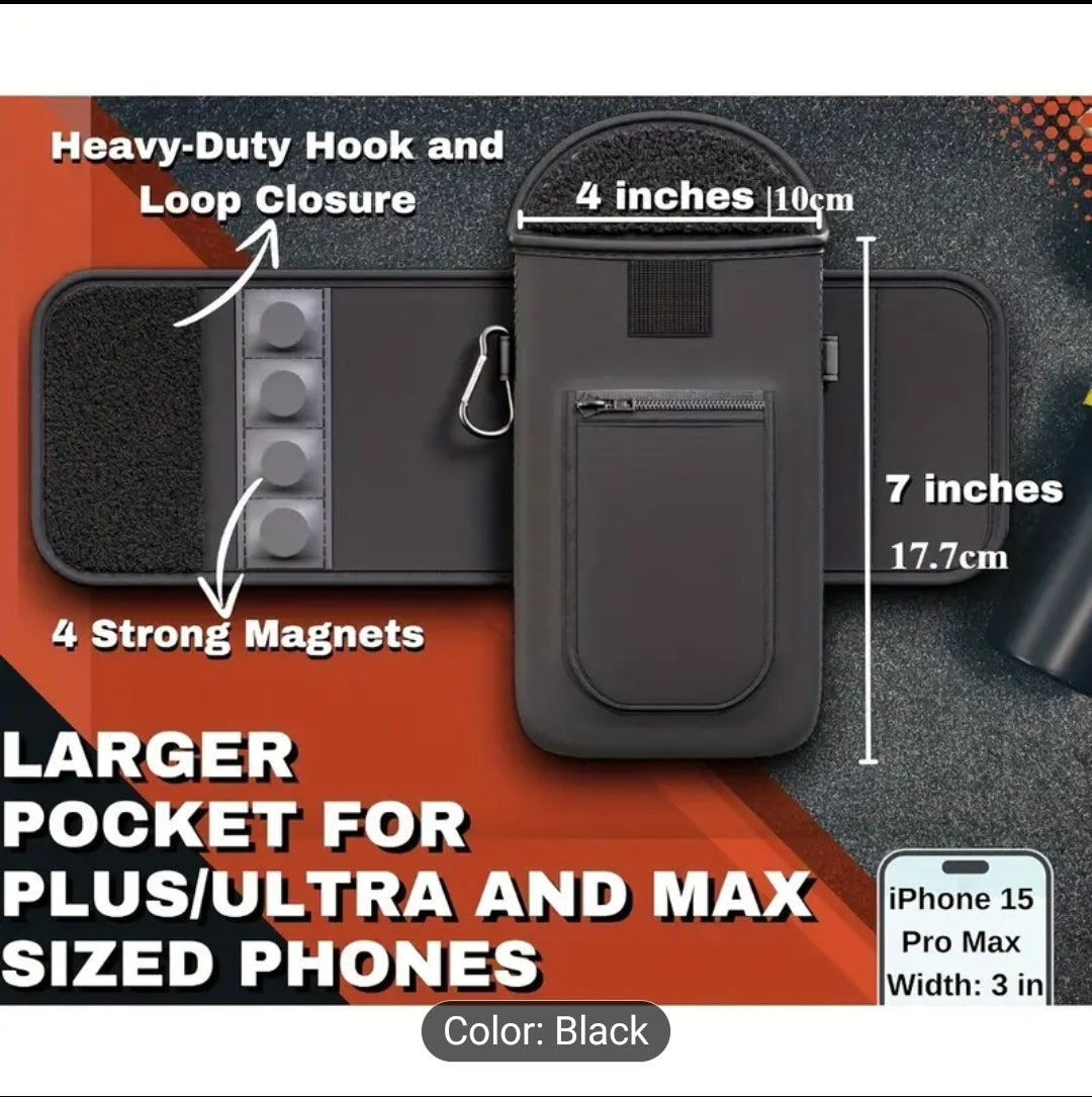 Magnetic fitness water bottle sleeve