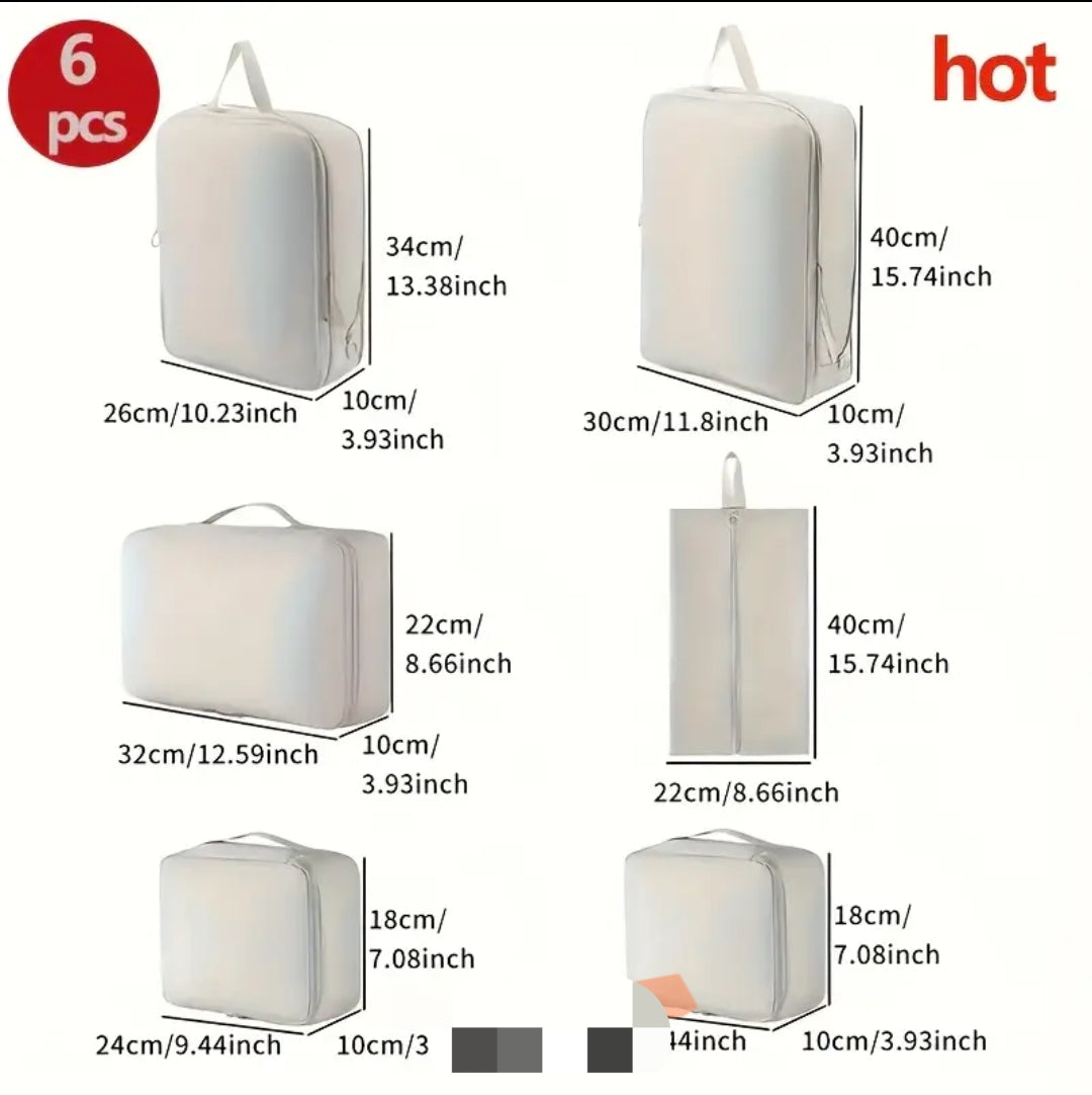 Travel system packing bags