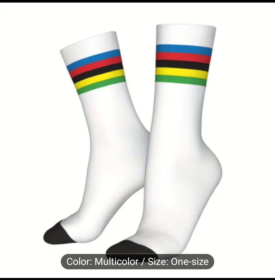 World UCI champion inspired cycling socks