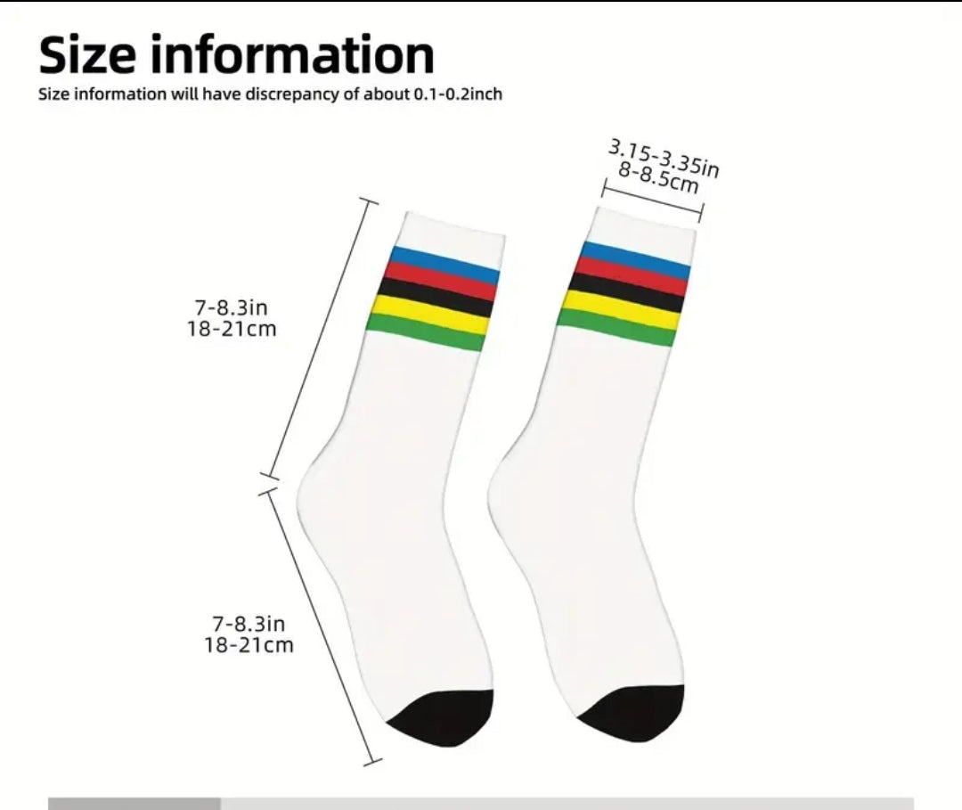 World UCI champion inspired cycling socks