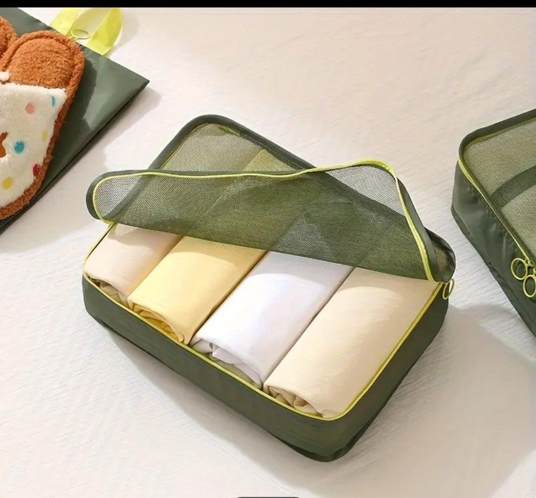 7 piece high quality travel organiser