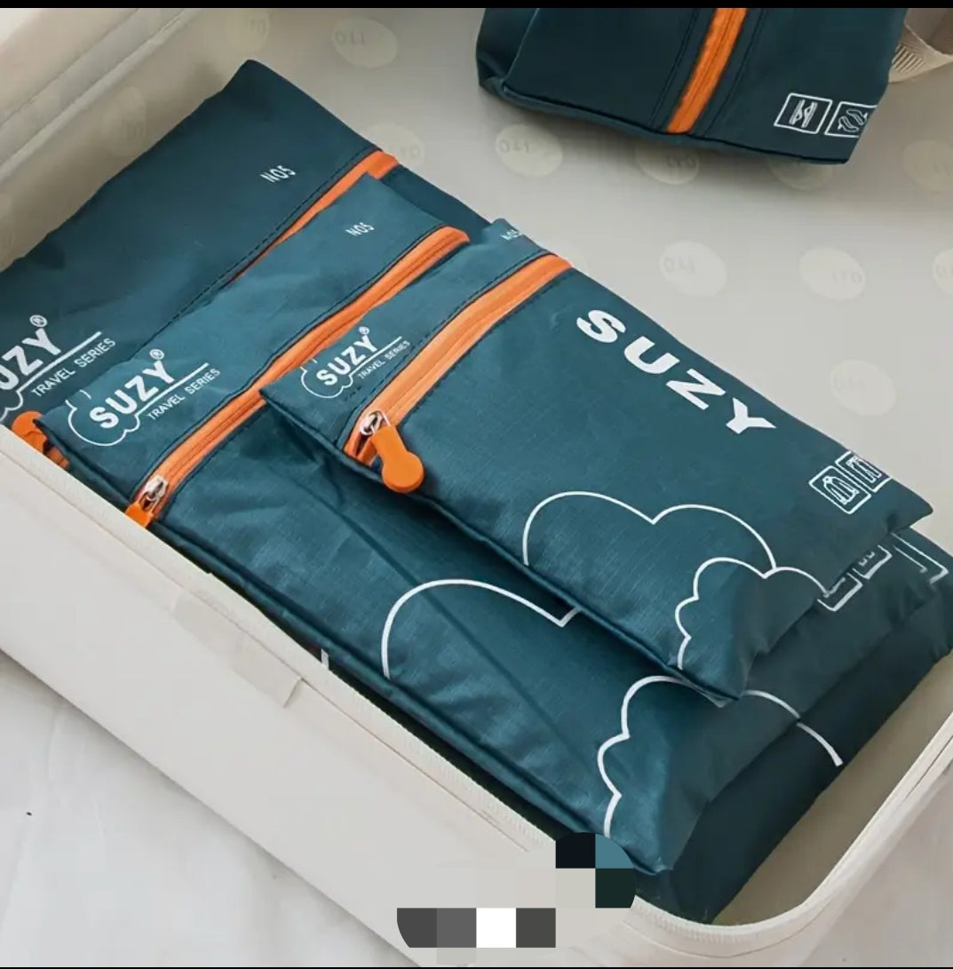 7 piece high quality travel organiser