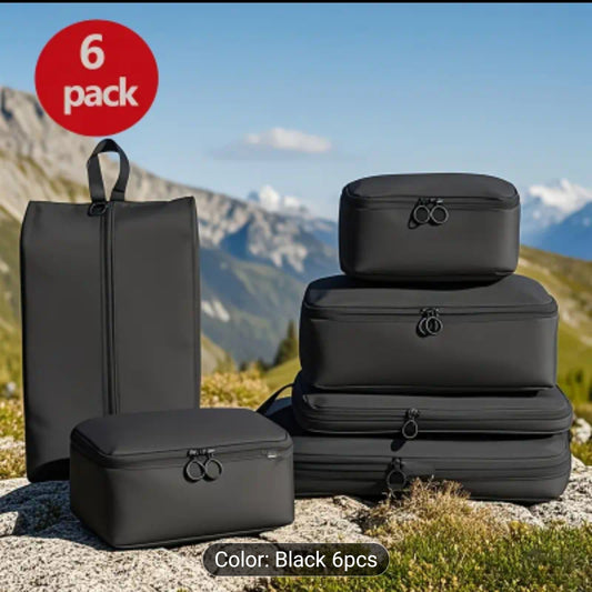 6 piece travel organiser