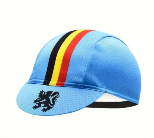 Retro cycling cap made with modern quick drying materials