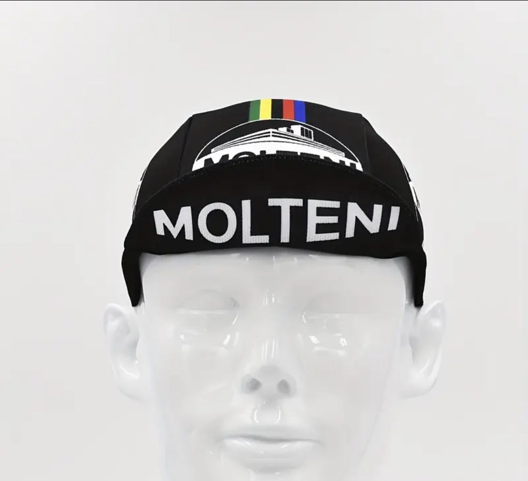 Retro cycling cap made with modern quick drying materials