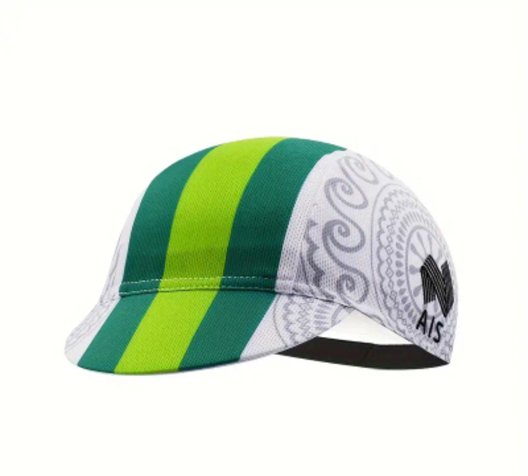 Retro cycling cap made with modern quick drying materials