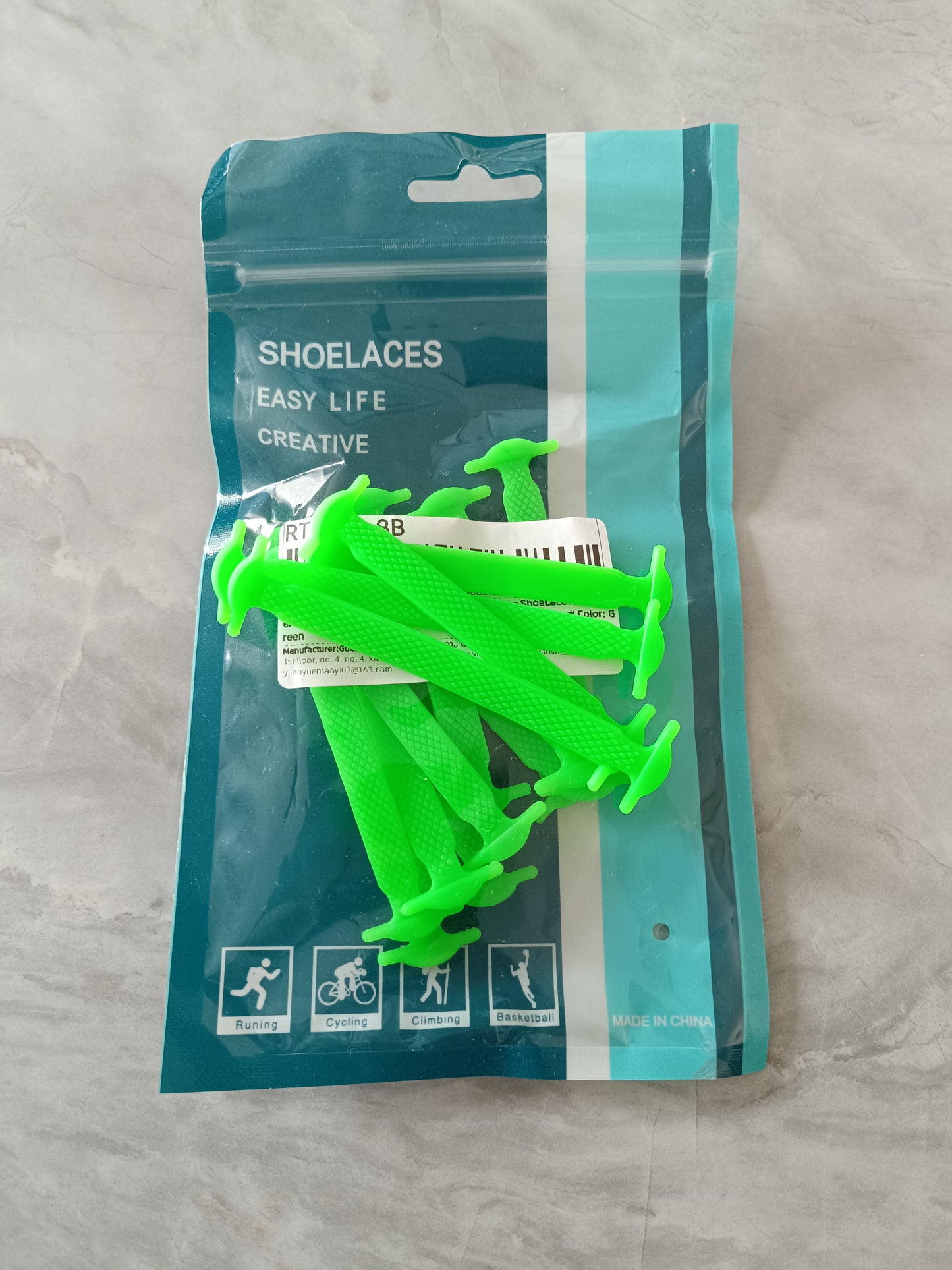 Easy use no tie shoe laces  - slip on/slip off